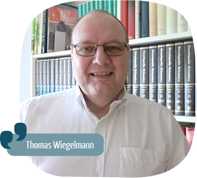 Ihr Übersetzer Thomas Wiegelmann